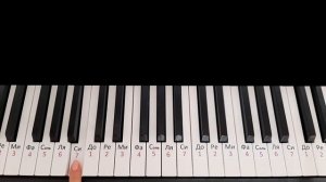 Как играть на пианино МАЛЕНЬКИЙ ПРИНЦ / Красивая мелодия на пианино для начинающих одним пальцем