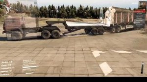 SpinTires: Обзор моих доработок на грузовик с полноприводным прицепом.