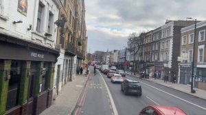 FULL JOURNEY + MINOR DIVERSION | Route 271 - Highgate Village to Moorgate, Finsbury Square