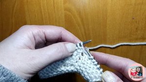 Китайская идея из ТикТока TikTok: повязка на голову, снуд, маска 3в1 | подробный МК спицами