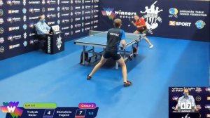 Настольный теннис. Игра по защите. Третьяк Назар - Щетинин Евгений Турнир Winners