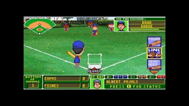 backyard baseball game one pt1. смотреть онлайн