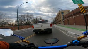 DENZEL SAMURAI EBIKE : A DUMB PEDESTRIAN ON THIS MORNING COMMUTE PAST RED LIGHTS, STOPS & SIDEWALKS