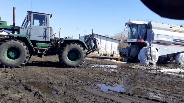 начало сезона2023 запуск после зимы т-150к и ремонт колеса смотреть онлайн