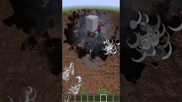 Minecraft The legend say the pillager still stand at there until now!.mp4