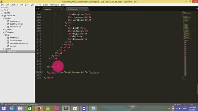 Making PHP Project Part2