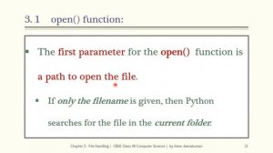 File Handling | Video Part - 2 (Class XII)