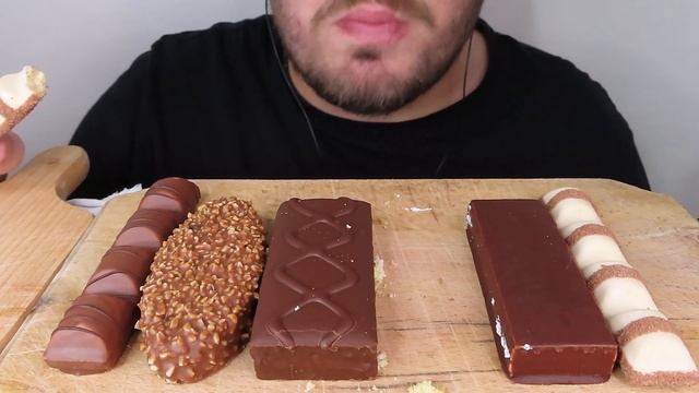ASMR KINDER CHOCOLATE CANDY BARS MUKBANG *Kinder Bueno, Kinder Happy Hippo, Kinder Maxi King смотреть онлайн