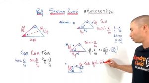 FÁCIL e RÁPIDO | RAZÕES TRIGONOMÉTRICAS NO TRIÂNGULO RETÂNGULO