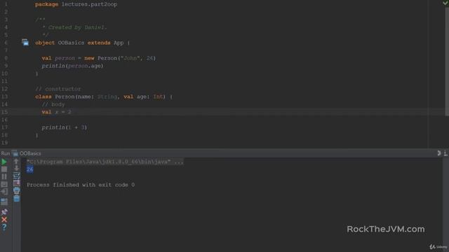 Object Oriented Basics #1.3 Scala functioning and programming for beginners