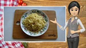 Спагетти с сыром и чесноком