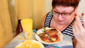 давай пожрем/Мукбанг мясо с апельсином/Свинина из Светофора/обжор и разговоры на камеру