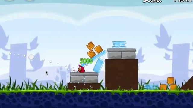 Angry Birds Google Chrome Levels 1-6 3 Star Walkthrough смотреть онлайн