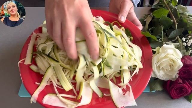 Такого Блюда из кабачков Вы ещё Не пробовали ! Спагетти из кабачков / Гарнир