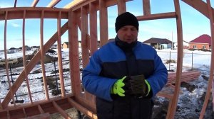 Строительство каркасного дома на свайном фундаменте, забор на сваях. Магнитогорск. Строй и Живи.