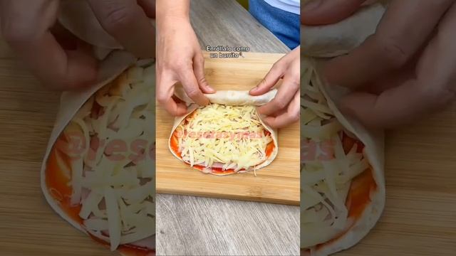 Prepara esta receta de rollitos de pizza super delicioso