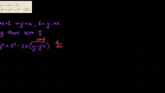 3.1 yaxb x2y2z2-2bz Make a system of differential Equations