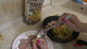 Ракушки фаршированные мясом