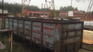 Погрузка МКР (мешков) с сыпучим грузом в вагоны