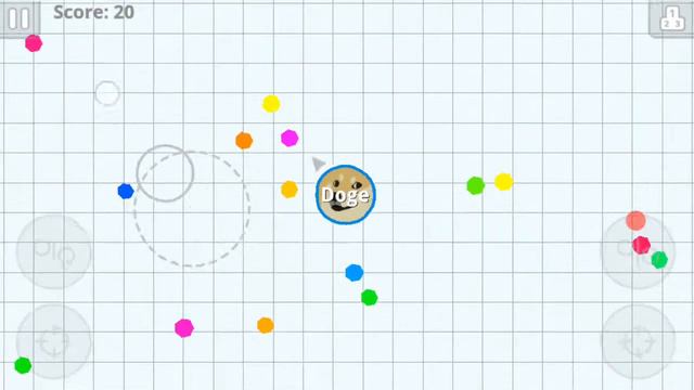 Играем в Agar.io (на телефоне) смотреть онлайн