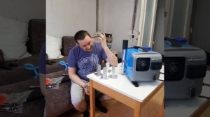 Китайский дизель. Сборка дизельной печки в палатку часть 1.