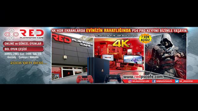 RED PLAYSTATION CAFE | 16. YIL | PS5 & PS4 PRO & XBOX SERIES X - 2008'den beri | ÜMİTKÖY - ANKARA смотреть онлайн