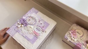 Альбом для девочки?Обзор скрапальбома✅