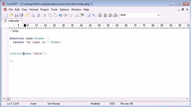 020 Functions | php programming course