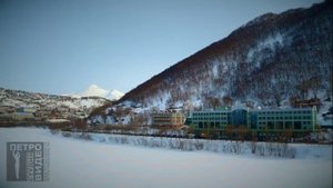 Петропавловск-Камчатский 4k inspare1 Зима в Марте с высоты полета птиц