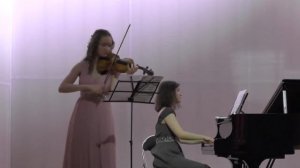 Джеминиани. Соната для скрипки и фортепиано до-минор, 1-я часть