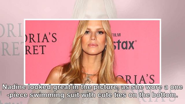 Nadine Leopold Dons Sheer Lacy Bra On Instagram смотреть онлайн