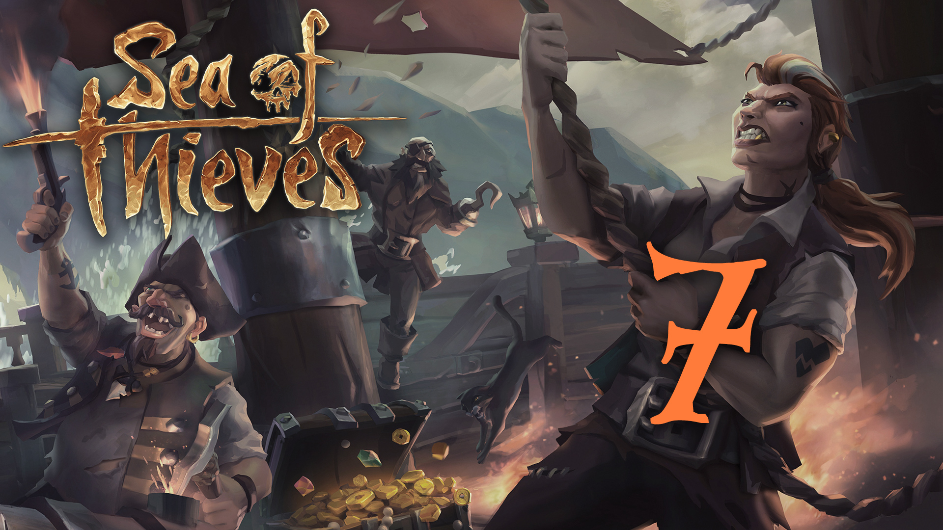 Запись стрима по игре - Sea of Thieves (Без Наташи) [#7] | PC / Steam (2020 г.)