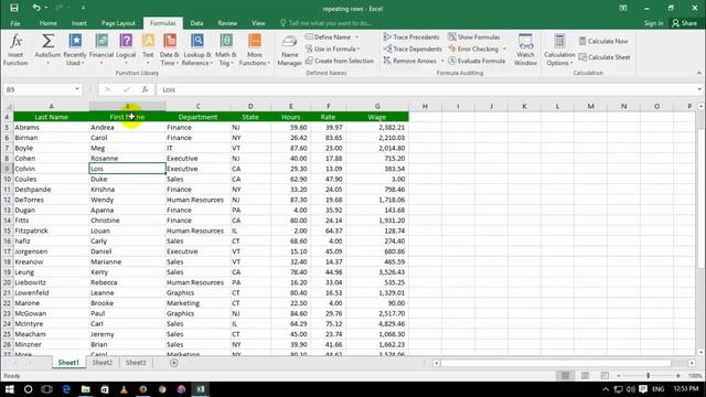 Ms Excel 2016 Tutorial in Hindi/Urdu Part 15