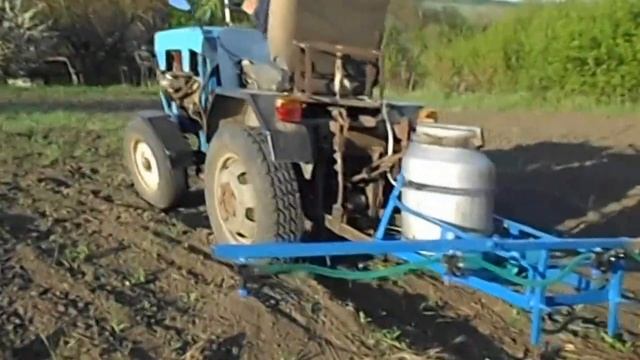 Минитрактор Мультик Обзор опрыскивателя смотреть онлайн