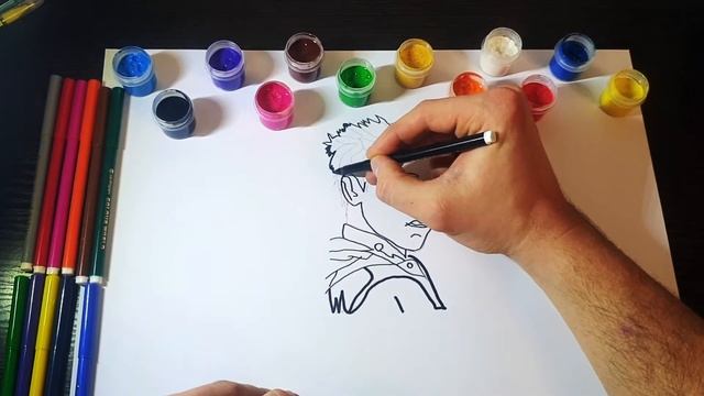 КАК НАРИСОВАТЬ ВЛАДА А4 ? ВЛАД БУМАГА НА БУМАГЕ