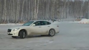 Зимний дрифт на Infiniti M37x