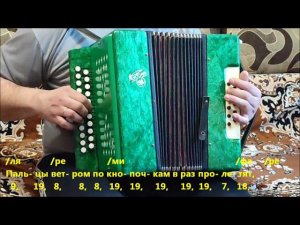 От чего так в России берёзы шумят... (Березы, гр.Любэ). Разбор на гармони.