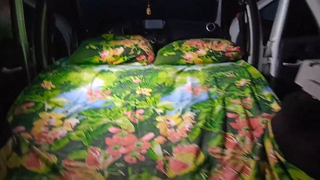 Удобное спальное место в Ладе Калина хэтчбек. смотреть онлайн