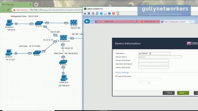 Checkpoint - Configure Security Management Server (SMS) смотреть онлайн
