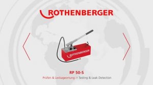 Опрессовочный насос ROTHENBERGER RP 50_ RP 50 INOX