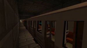 Полностью работающее метро в Minecraft