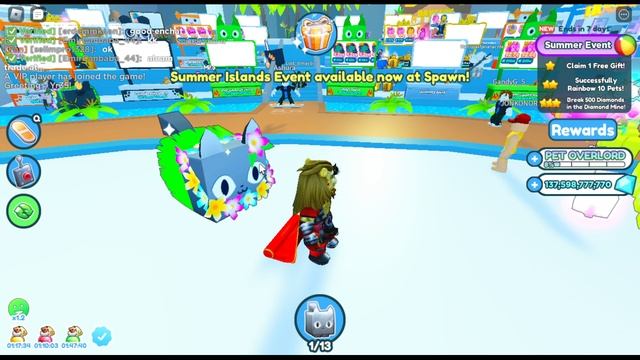 Самый сильный пет в pet simulator x