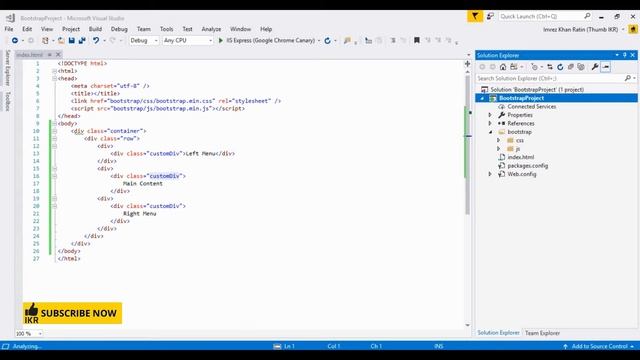 Bootstrap : Basic Grid System in Bootstrap with Example [Part 02] смотреть онлайн