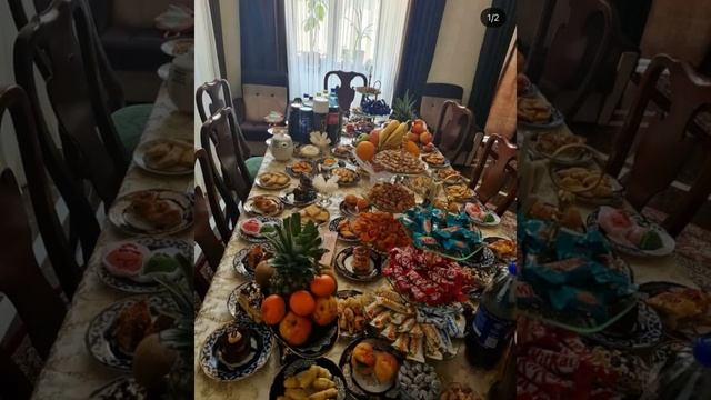 Таджикский дастархан! Ороиши дастархони точикона 2 часть!