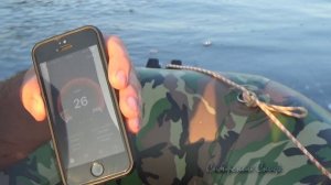 замер скорости на лодке гладиатор 330 с мотором меркури 15 л.с