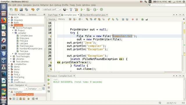 File class in java : input / output