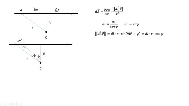 Трофимова 3.119. Расчет магнитного поля. смотреть онлайн