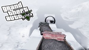 Гаденький зимний спуск по русским дорогам в GTA V OnLine