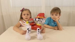ЗУМЕР МАРШАЛ интерактивная игрушка Щенячий Патруль  Распаковка и обзор Zoomer Marshal Paw Patrol.
