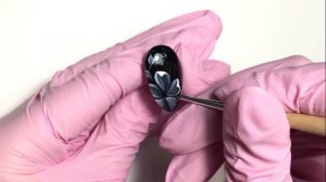 Цветок гель лаком/ Рисунок на ногтях/ Nail Art/ Девочка которая рисует